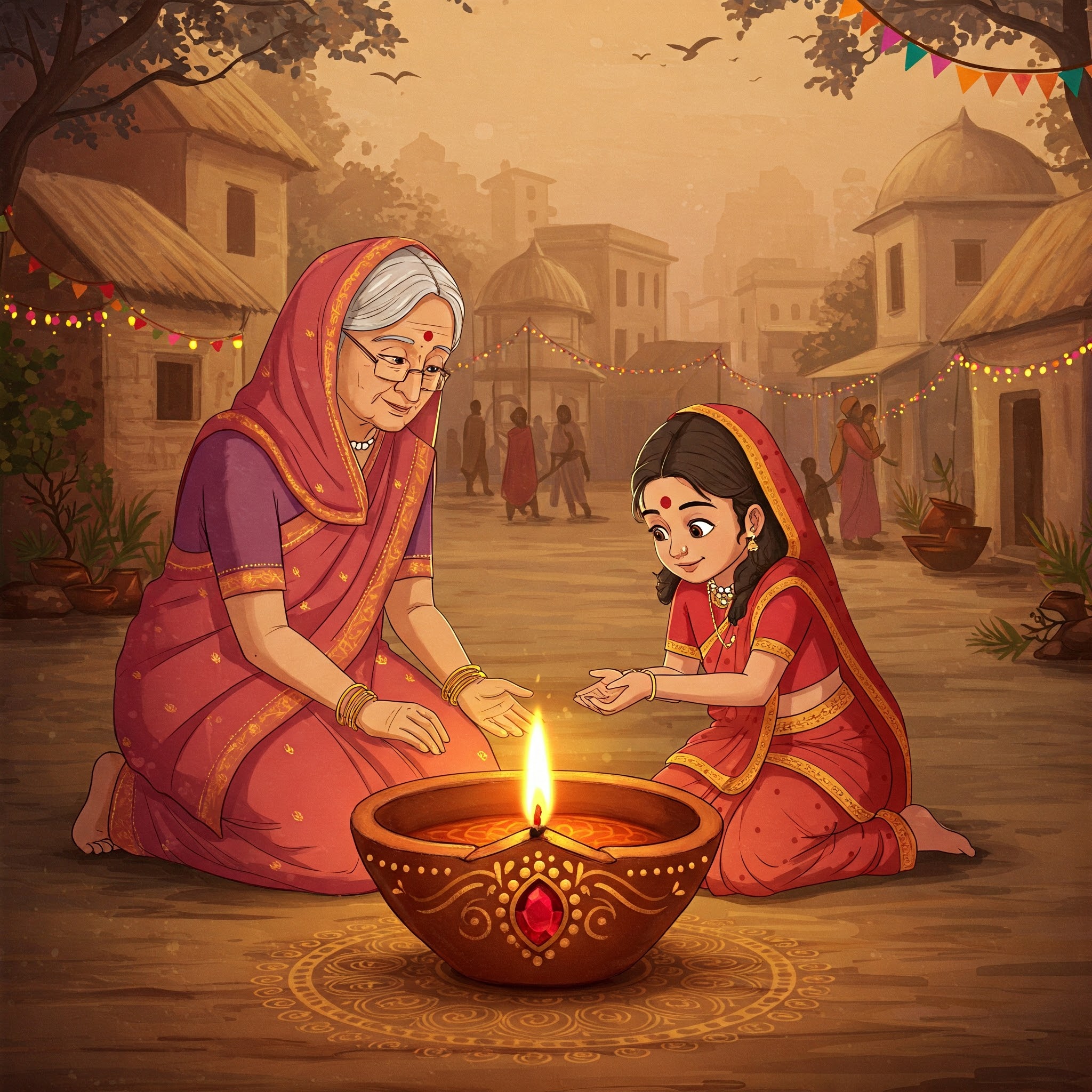 Grandma’s Magic Diya