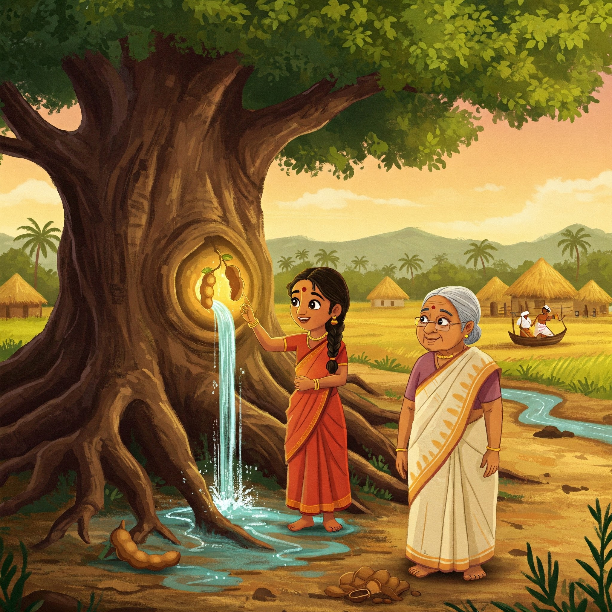 Grandmother Valliamma and the Talking Tamarind Tree