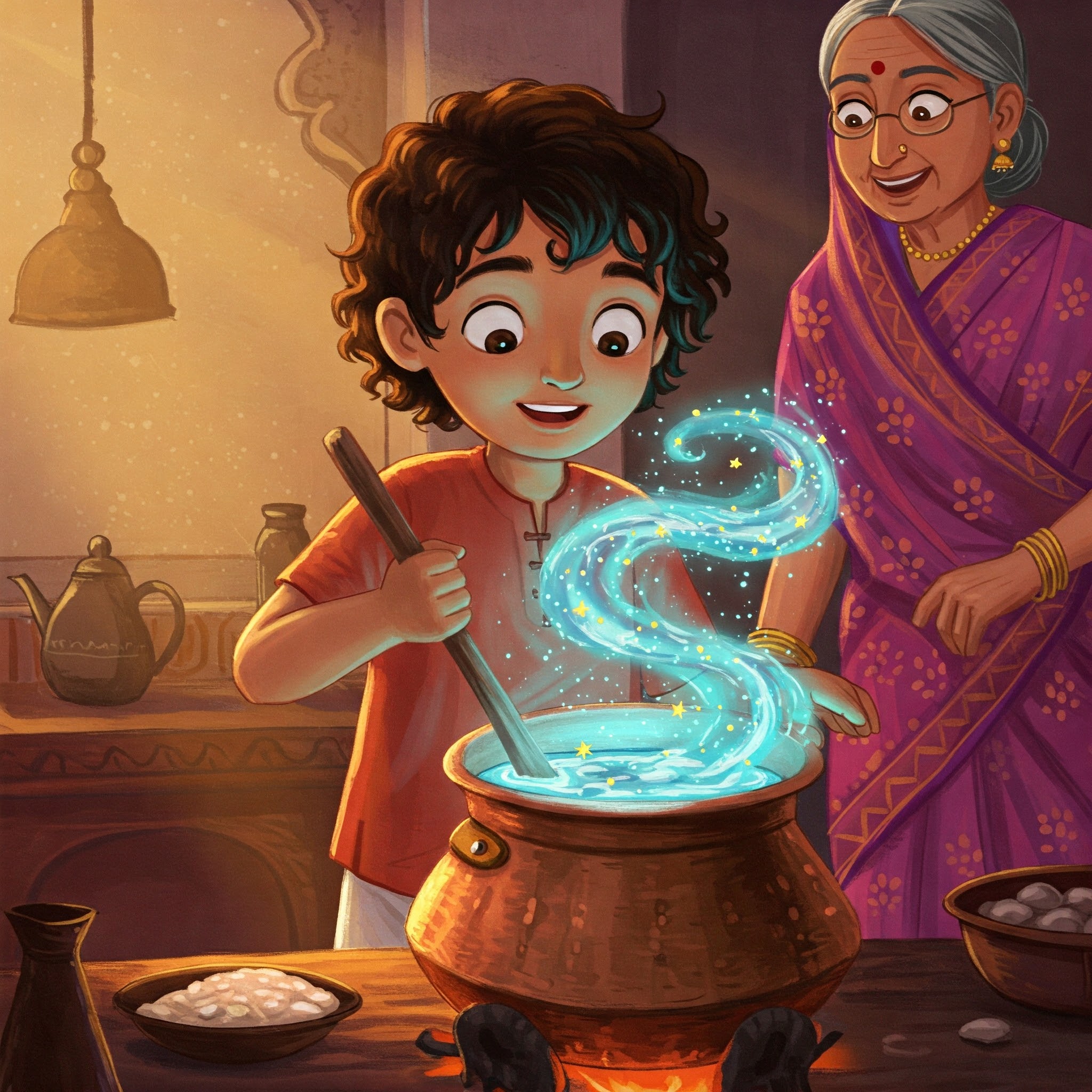 The Moon Spoon in Grandma’s Kitchen