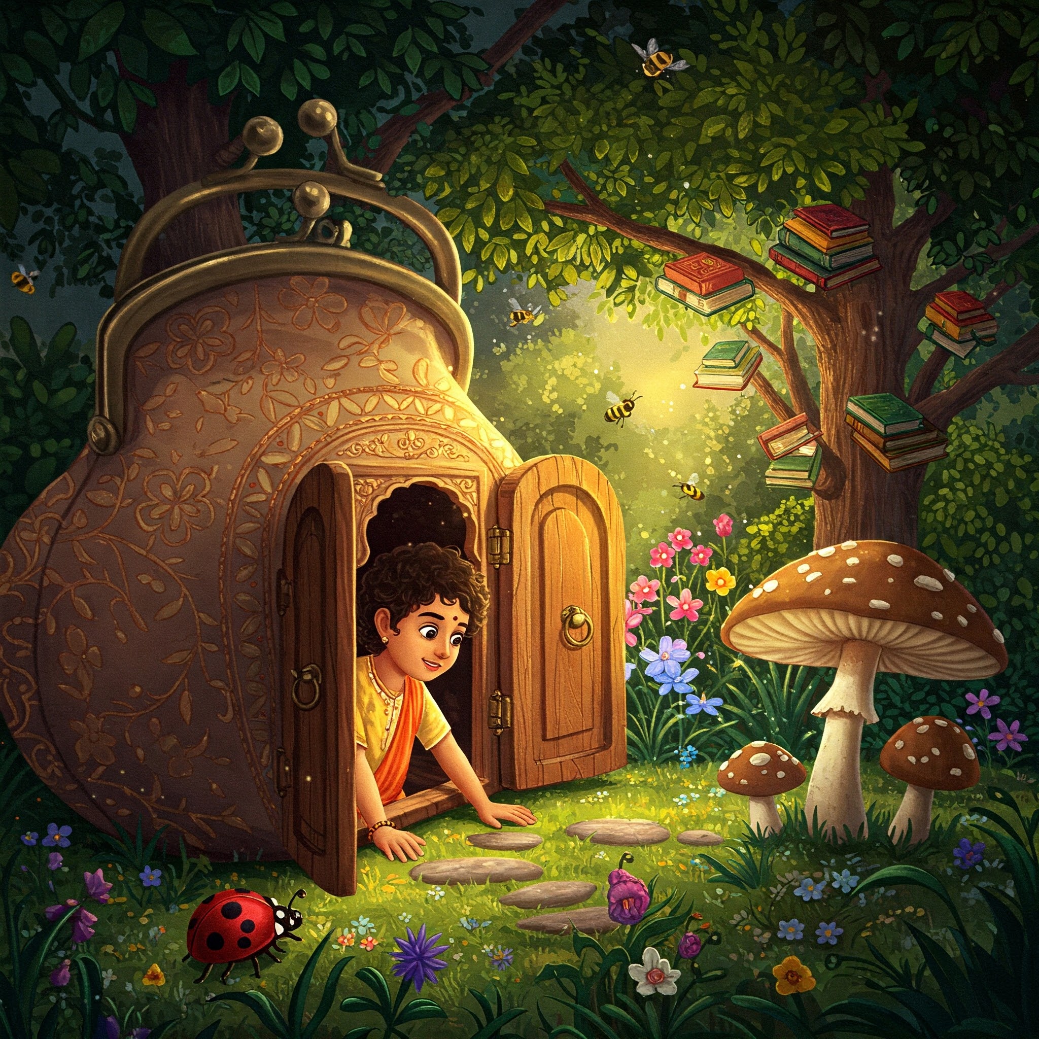 The Secret Garden in Grandma’s Purse