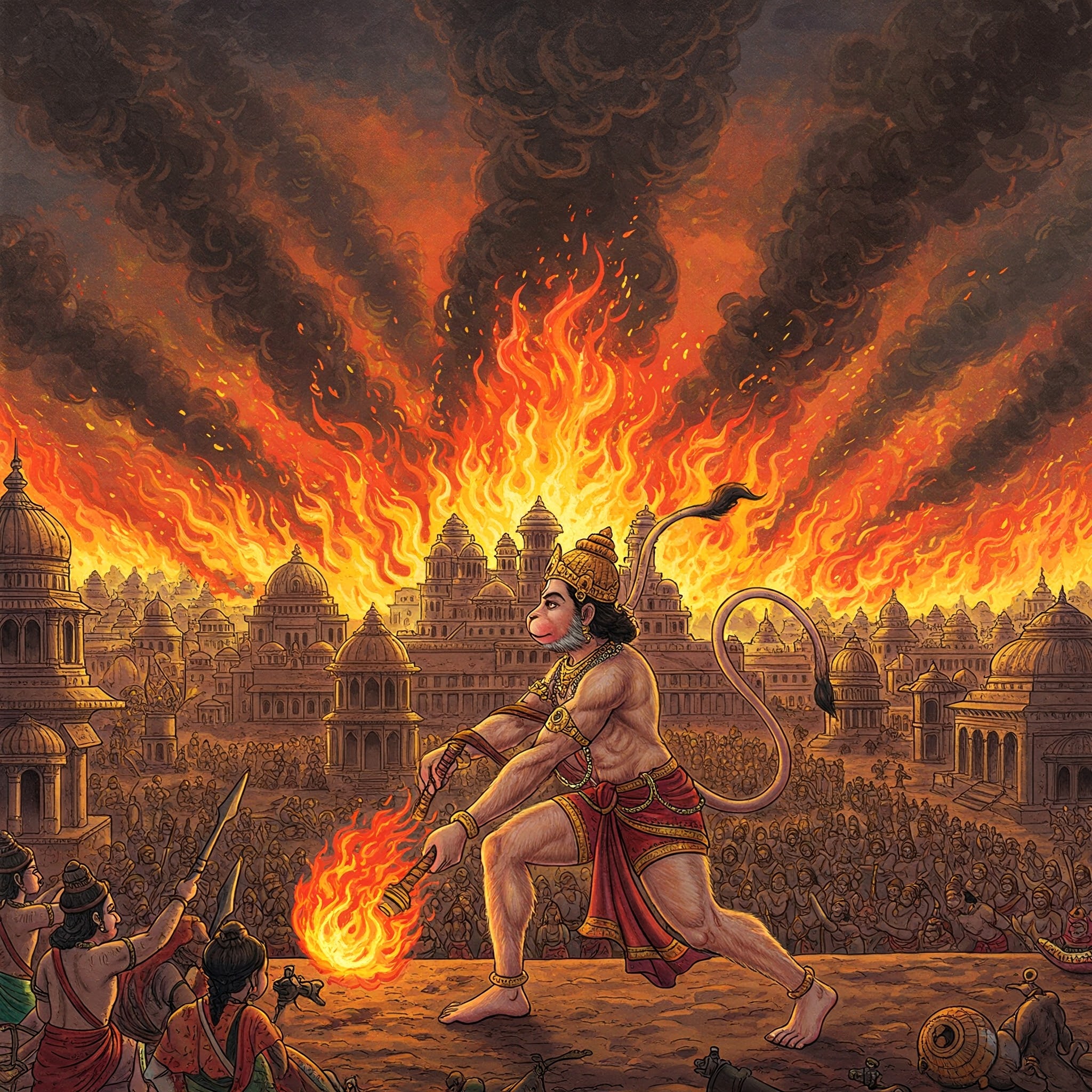 Why Hanuman’s Tail Grew So Long